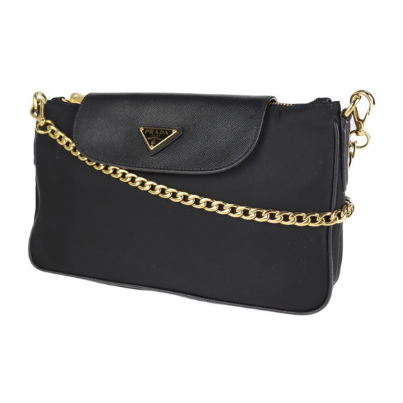 Prada Bag Nylon Shoulder Nero - Picture 1 of 8